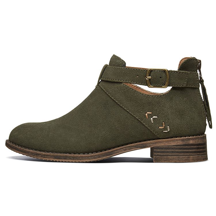 Женские ботильоны Skechers Classic Retro Оливково-зеленые 44651-OLV 37