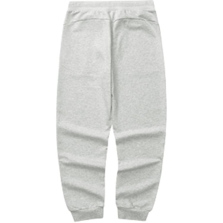 Skechers SS24 Solid Color Elastic Waistband Tapered Knit Sports Pants Women Bottoms Light-White Gray L324W024-0248