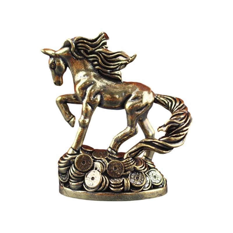 

Lucky Wealth Horse Statues Sculptures Animal Statue Collectibles Figurines Feng Shui Ornament Home Decorations Gift
