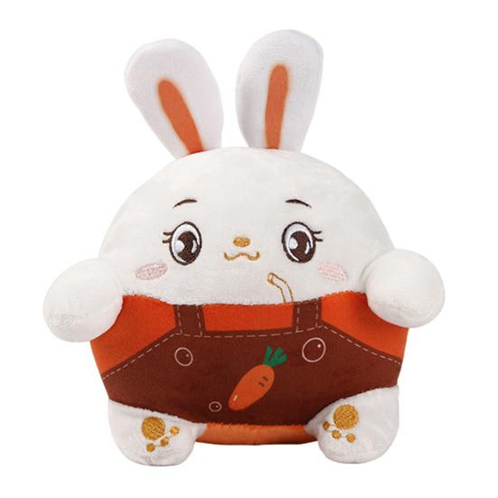 Active Moving Pet Plush Toy Interactive Pet Bouncing Ball Washable Cartoon Squeaky Pig