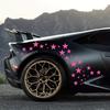 60pcs Five-pointed Star Car Body DIY Stickers Set Racing Side Door Vinyl Decals Auto Hood Sport Competition Style Fits for JDM