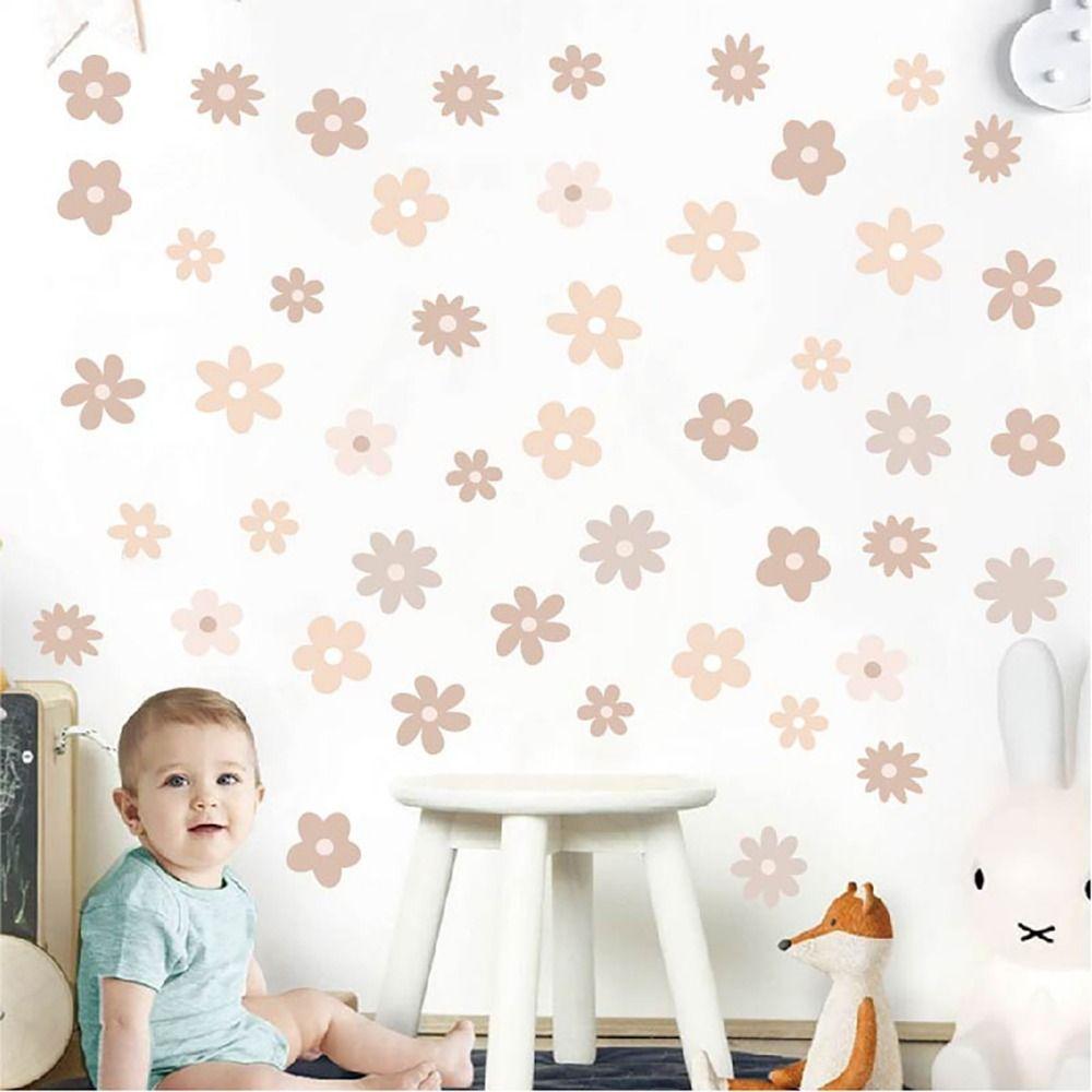 DIY Decorative Decals Boho Wall  Art New Flowers Wall Stickers  Home Decoration
