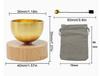 Brass Singing Bowl Set with Mallet and Pouch - Portable Meditation Sound Bowl for Yoga, Mindfulness, Relaxation, Chakra and Spiritual Gift