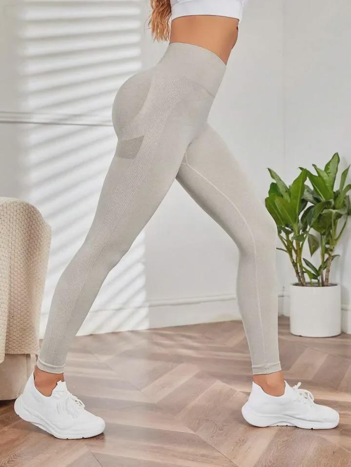 Peach Lift Yogahose mit hoher Taille für Damen – schnelltrocknend, nahtlos, enge Passform