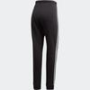 Adidas Originals Regular Tapered Cuff Striped Comfortable Casual Moisture-Wicking Durable Knitted Sports Pants Women Pants Black DH3123