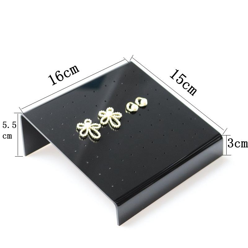Multi Functional Transparent Acrylic Display Stand Perforated Jewelry Display Stand Earring Multi-layer Storage Stand Organic Glass Display Board