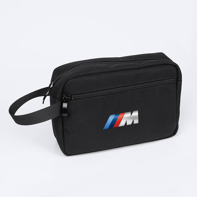 BMW Handbag Canvas Fabric Car Organizer Bag For BMW M E36 i4 G26 F40 F11 E46 E60 E70 G30 X3 X5 X7 Car Storage Bag Car Supplies EB1
