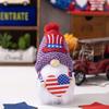 Cute Independence Day Usa Flag Gnome Plush Decoration For Festive Home Decor