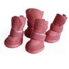 Hundeschuhe Welpenstiefel Schnee Pfotenschutz, Rutschfeste Haustier-Sneaker