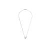 Gucci Trademark Heart Necklace Silver YBB223512001
