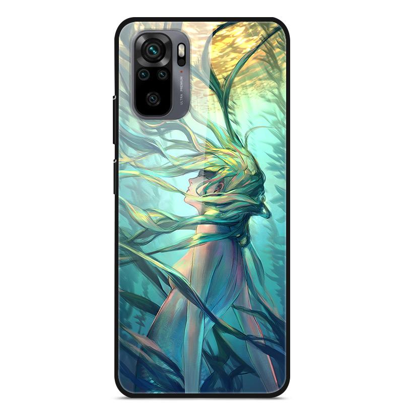 Tempered Glass Case For Xiaomi Redmi Note10 Pro Case Glass Back Cover For Xiaomi Redmi Note 10 10Pro Max Case Note10 5G Shell