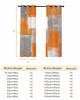 Abstract Orange Mottled Texture Window Curtain Bedroom Decor Curtain Panel Curtains for Living Room