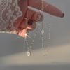 Six-claw Single Diamond Zircon Necklace Women's Simple Light Luxury Niche Design Clavicle Chain