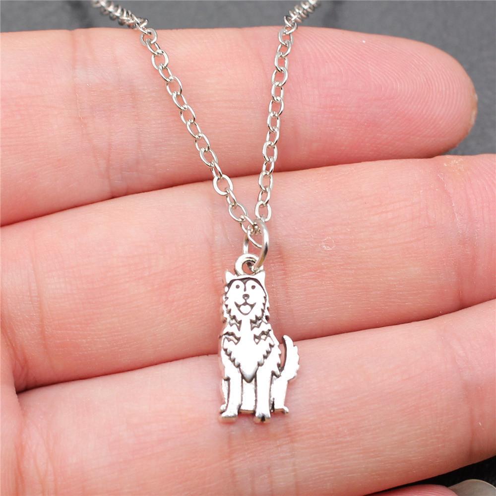 Haustier Hund Katze Halskette auf dem Hals 43cm Kette männlicher Schmuck Geburtstag ästhetische Kunst liefert