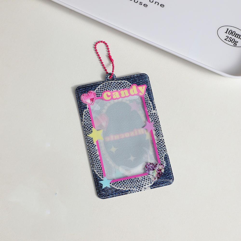 Animal drăguț din desene animate coreeană Casetă de dialog Manșon pentru carduri Transluciditate Foto de 3 inchi Kpop Star Colectare card comemorativ Suport pentru carduri