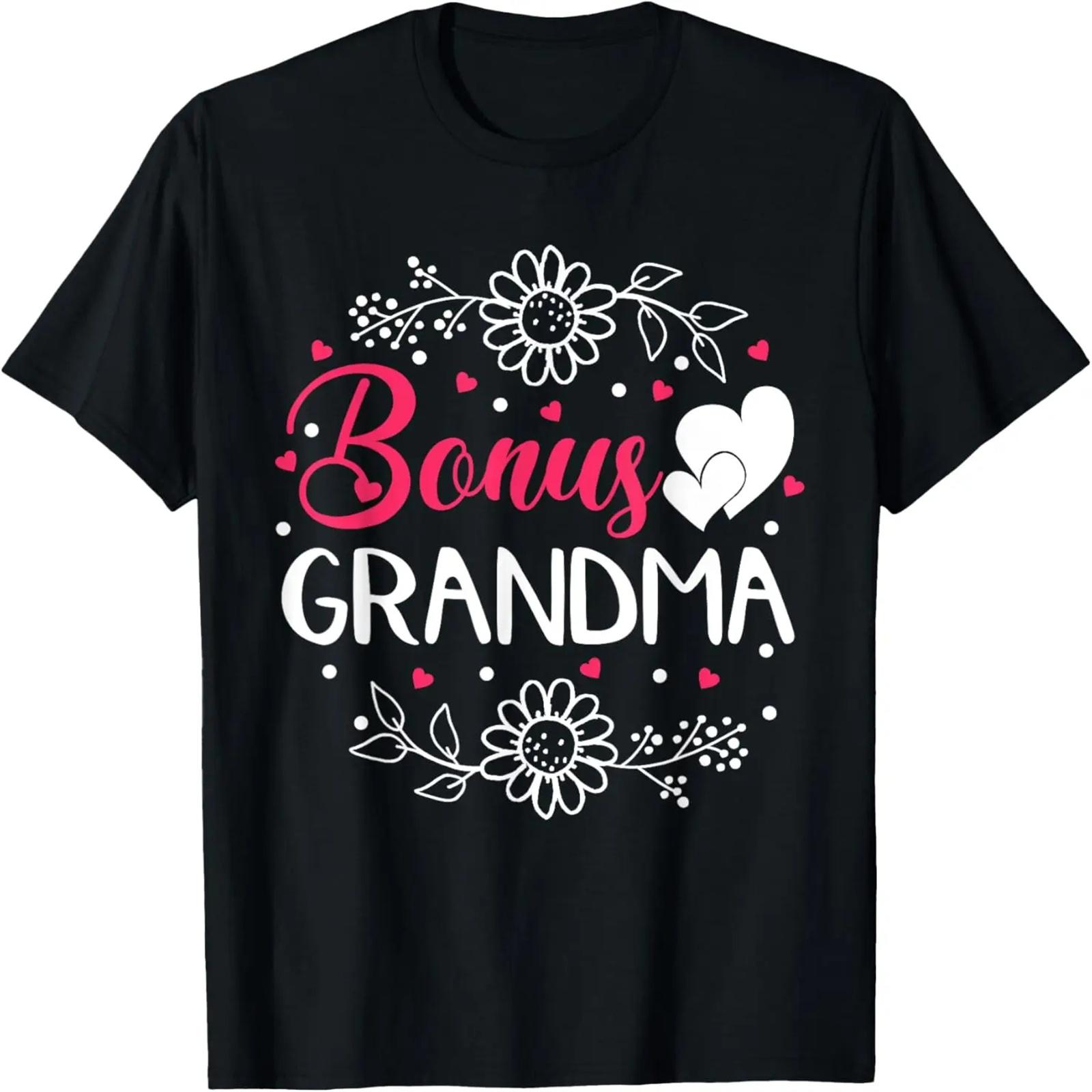 

Bonus Grandma Mother s Day Step Grandma T-Shirt XXXXXL чёрный