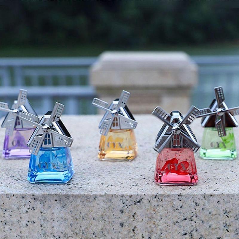 Air PerfumeCar Dashboard Windmill Design Decoration Solar Aromatherapys Diffuser