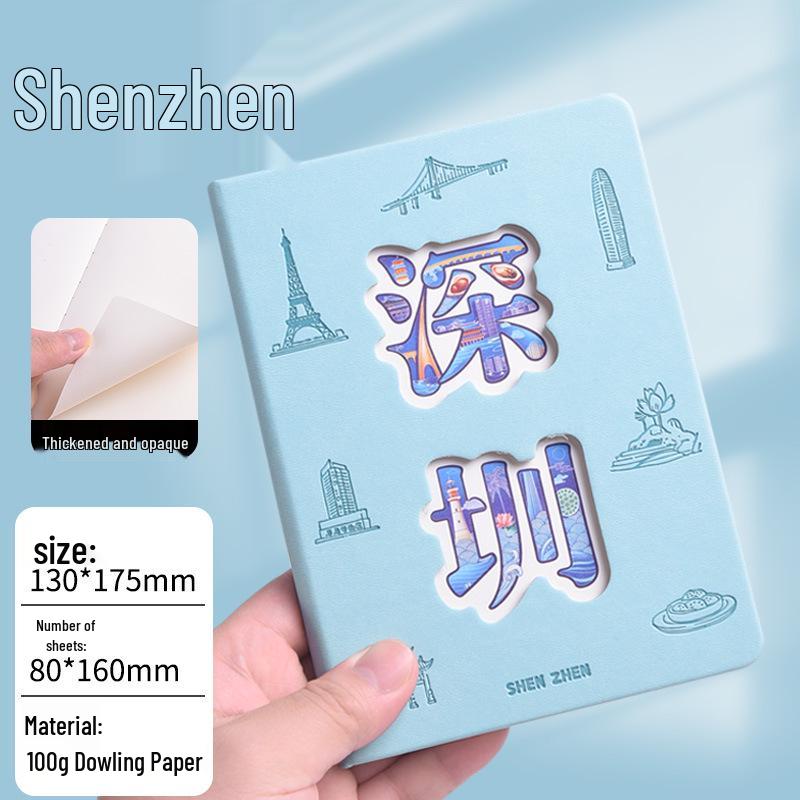 Custom Souvenir Scenic City Stamp Collection Book