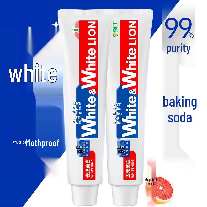 Lion White&White Baking Soda Whitening Toothpaste