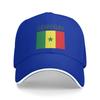 Sun Baseball Cap Senegal Flag  Print Trucker Hat Hot Sale Stylish Hiking Fishing Snapback Cap