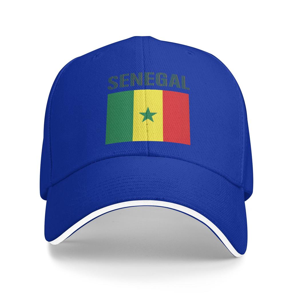Sun Baseball Cap Senegal Flag Print Trucker Hat Hot Sale Stylish Hiking Fishing Snapback Cap