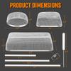TONDA RV Furnace Vent Screen, Bug Screens Heater Vent Cover For Camper With Tallation Tool And Silicone Rubber, 4 Pack