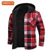 Camicia da uomo con fodera calda: Camicia a Quadri in Flanella Spessa Foderata in Pile – Camicia Intera Foderata in Pile da Uomo