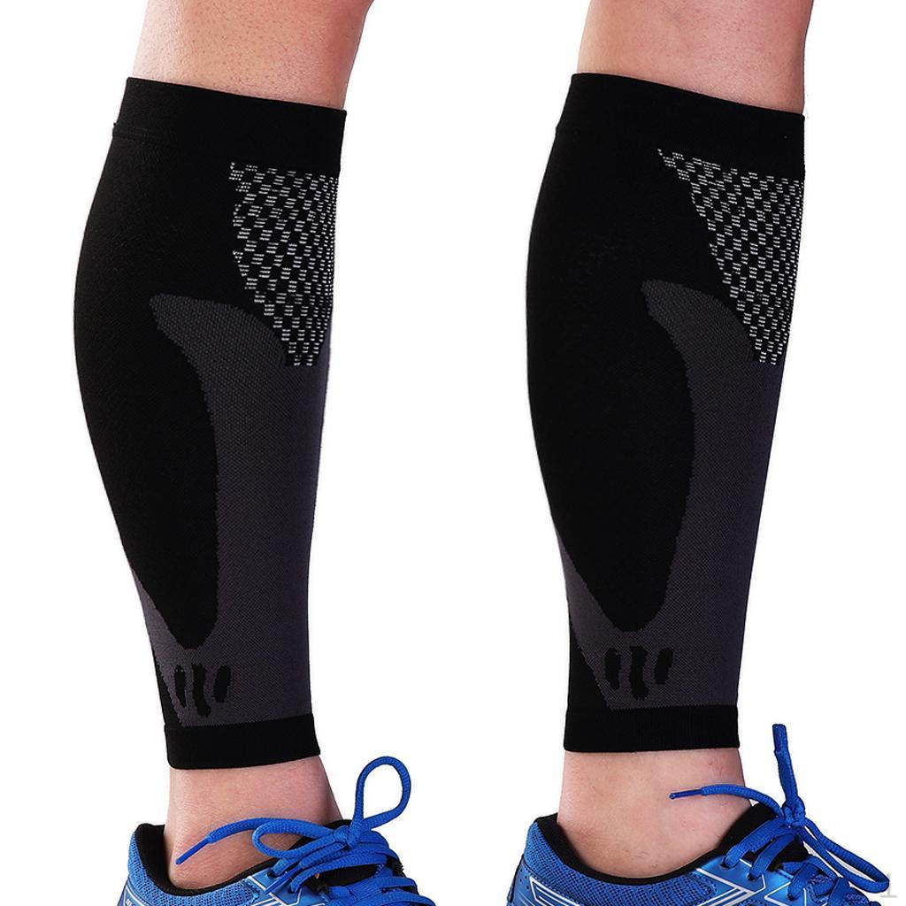 Sports Compression Sleeves Shin Splint Leg Support Wraps S