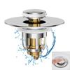 Copper Sink Stopper Pop Up Sink Plug Portable Universal Drain Cover  Bathroom