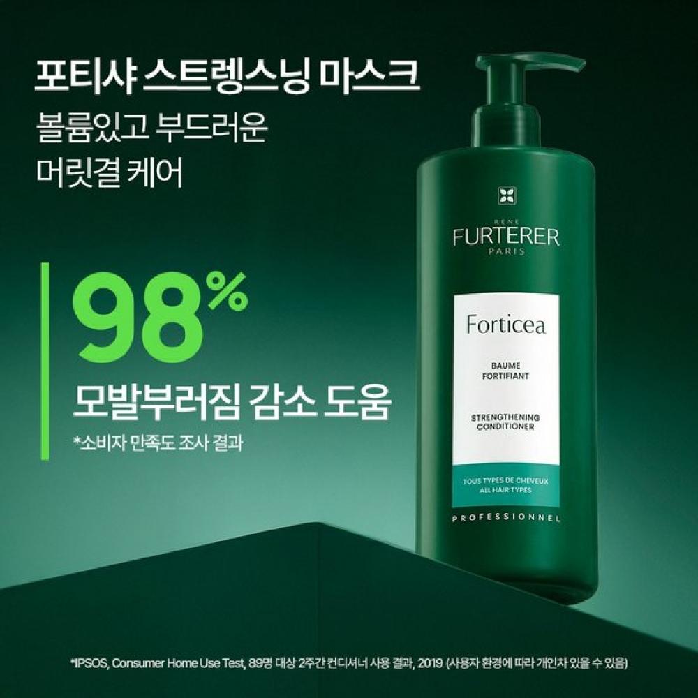 Rene Furterer New Fortichea Super Volume Shampoo   MaSk Large Duo  + Fortichea S