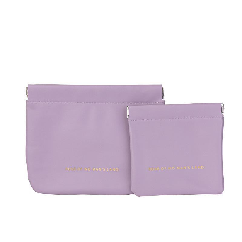 Portable Wire Storage Pouch with Auto Closure for Cables and Earphones