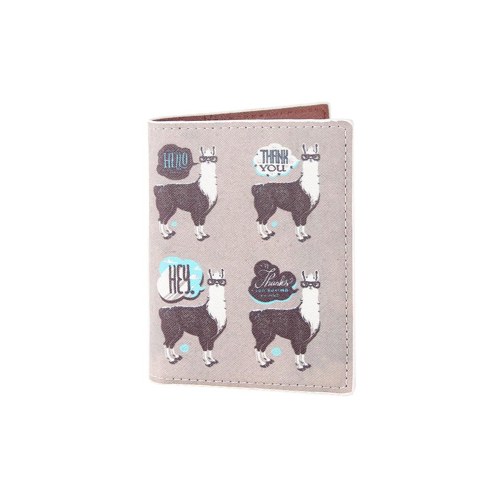 Cute Alpaca Travel Waterproof Passport Bag HZB Student