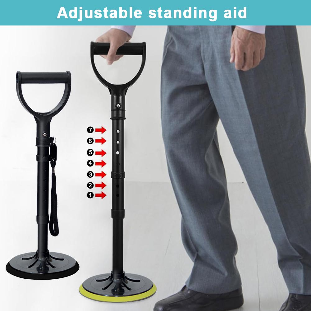 Portability Standing Aid Device with 7 Level Adjustable Standing Assist Device for Stand-Up Support Short-Distance Mobility