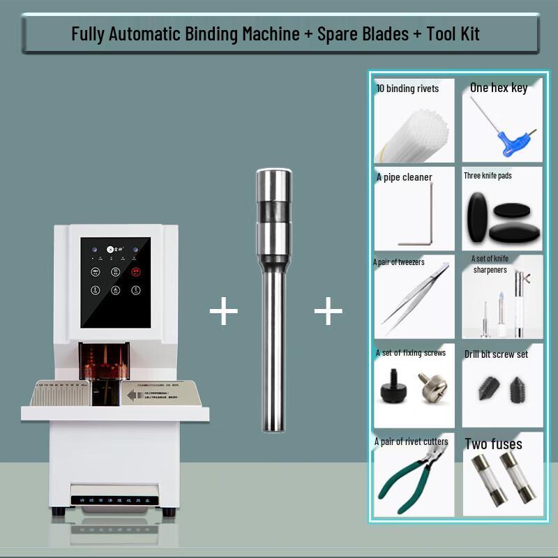 Raytheon Fully Automatic Financial Document Binding Machine QS-50