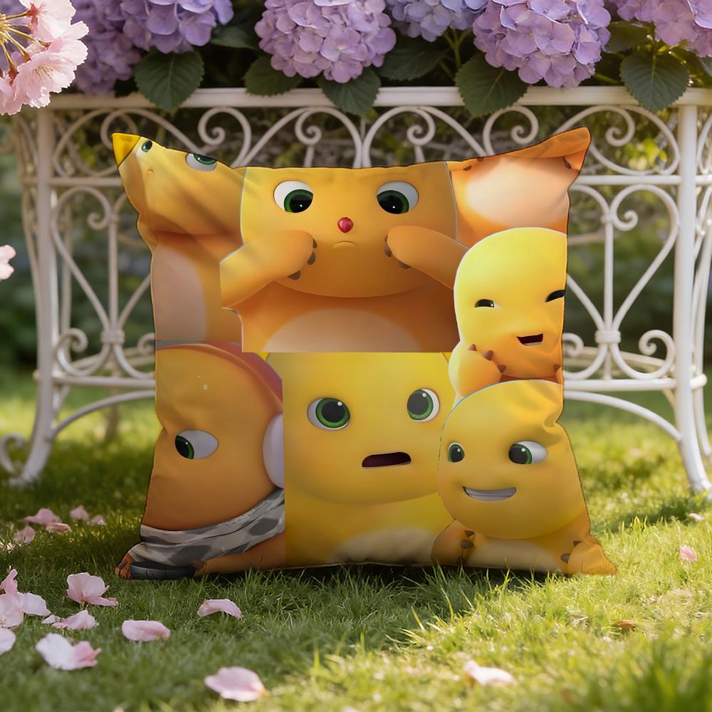 Cute N-Nailong Cushion Cover Home & Car Dual-Scene Pillow Cover: Reversible for Premium Comfort