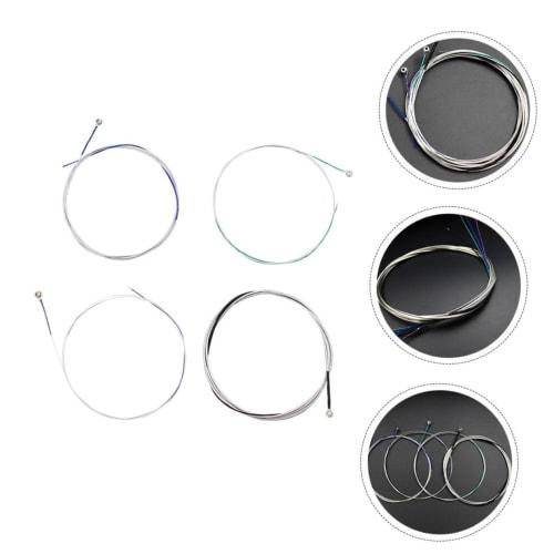 Ibasenice Cello String Set, Steel, 4 Strings, for Performance