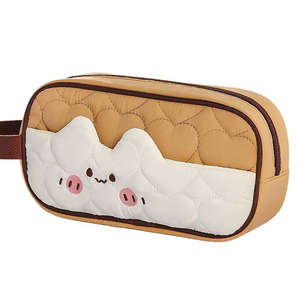 

Large Capacity Puff Cat Pencil Case Cartoon Cat Cat Pen Storage Bag Handheld Pencil Bag Children