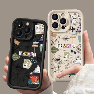 iPhone 16 Pro Max 15 Pro 14 Plus 13 12 11 XS XR 8 7 készülékhez Tok Héj Cégtábla Nyomtatás TPU Puha Ütésálló Matt Telefontok