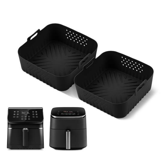 Revestimiento Universal de Silicona para Freidora de Aire Reutilizable Antiadherente para Ninja Accesorio para Freidora Apto para Lavavajillas