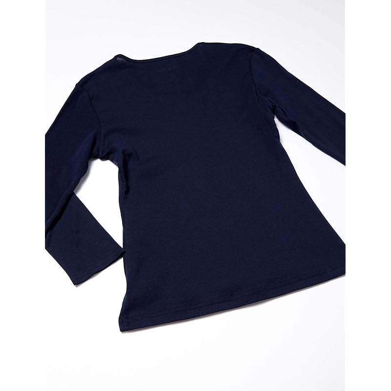 [Olive de Olive School] Deodorant inner 3/4 sleeve 2JV0003 ladies navy blue BL