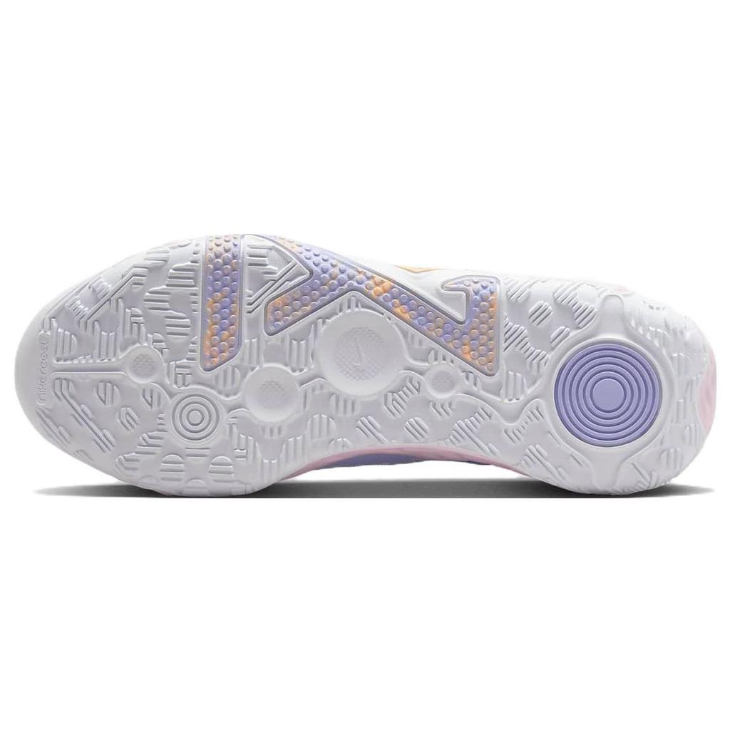 Nike PG 6 Bemalter Swoosh Herren-Sneaker Mehrfarbig Weiß Hell-Foto-Blau DO9824-100