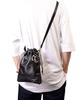 Morino Canvas X SEAL Drawstring Sacoche Shoulder Bag for Men Mini Shoulder Shoulder Crossbody Bag - Bag, Small, Lightweight, Waterproof, Bag, MS-032BK