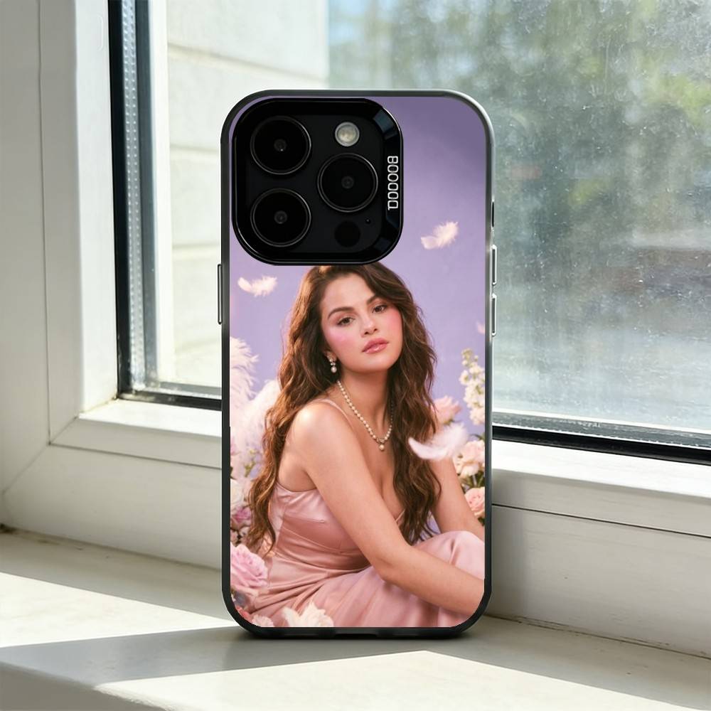 Natalie Portman A-Actor Phone Case For iPhone 17,16,15,14,13,12,11 Plus,Pro Max,XS,Colored Silver Plated Inside Cover