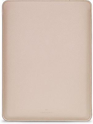 Comfyable Slim Laptop Sleeve for 15" MacBook Air (M4 2025, A3241, M3 2024, A3114 & M2 2023, A2941), Faux Leather Protective Case, Sand