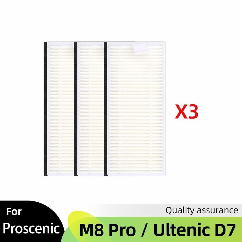 

For Proscenic M8 Pro / Ultenic D7 Robot Vacuum Cleaner Replacement Accessory Main Side Brush Hepa Filter Mop Cloth Rag Dust Bag