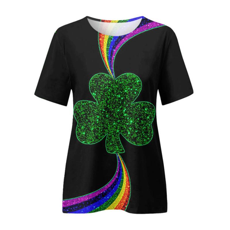 Women T-Shirt Love Pink Digital 3D Print Y2k Elegance Vintage Short Sleeve Elegant Casual Comfortable Polyester Round Neck