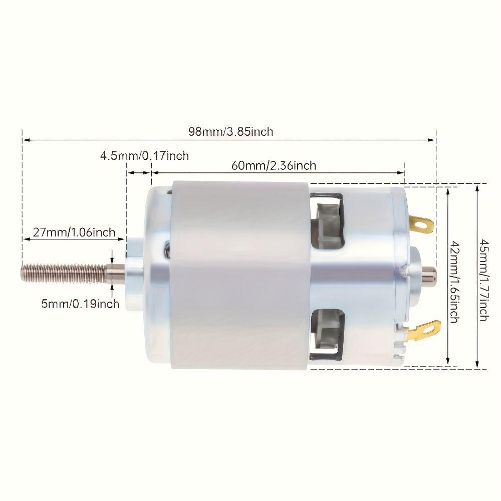 High Power Brush Motor Small High Torque Motor Gear Box Lawn Mower Motor Lithium Battery