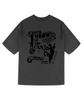 MOZMOZ [Set] Graphic Pigment Oversized Short Sleeve T-Shirt Part01