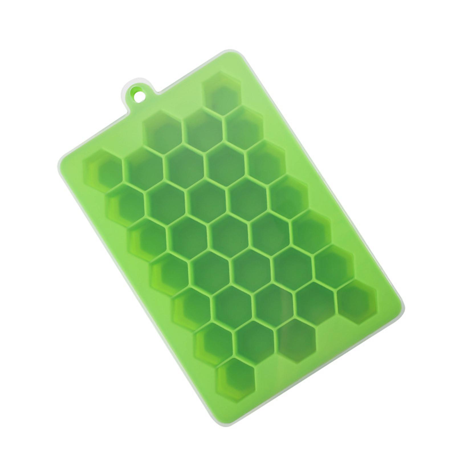 

Форма для льда на 33 ячейки, поднос для кубиков льда с крышкой, пищевой силикон, форма для приготовления льда для любителей виски, напитков, барменов