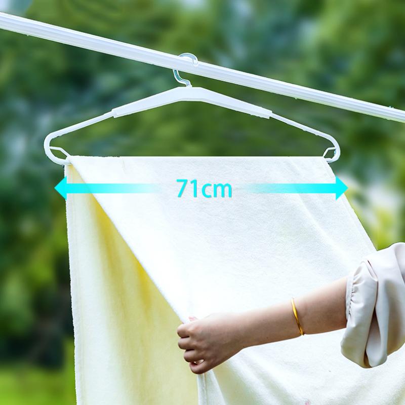 Extendable Rotating Clothes Drying Rack With Non-Marking Design For Towels Bed Sheets Blankets Space Saving Laundry Organizer
